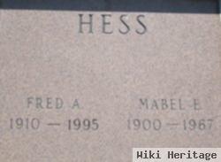 Fred A Hess