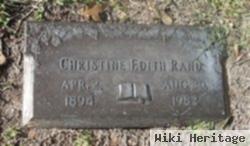 Christine Edith Munsey Rand