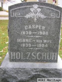 Wilhelmine "minnie" Pieder Holzschuh