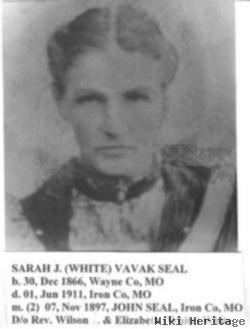 Mrs Sarah J. White Vavak Seal