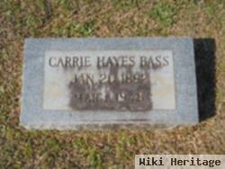 Carrie Hayes Bass