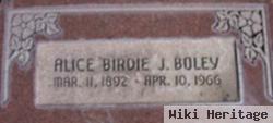 Alice Johnson "birdie" Boley