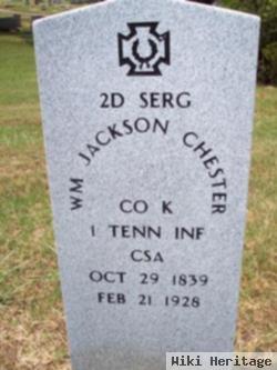 Sgt William Jackson Chester