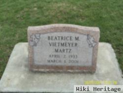 Beatrice M Grimes Vietmeyer Martz