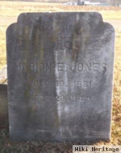 Marion E. Jones