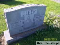 Raymond W Cleer