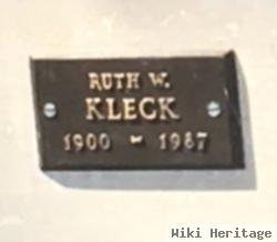 Ruth Wollner Kleck