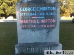 Martha E Horton