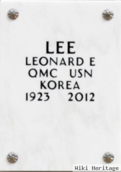 Leonard E Lee