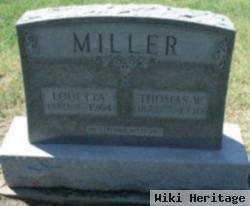 Thomas W Miller