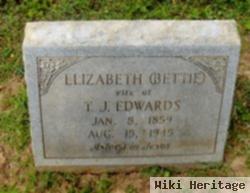 Elizabeth Rosa Carolina "bettie" Edwards Edwards