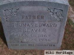 Thomas 'tom' Edward Beaver