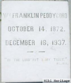 William Franklin "frank" Peddycord