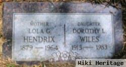 Dorothy L Hendrix Wiles