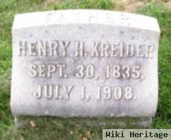 Henry H Kreider