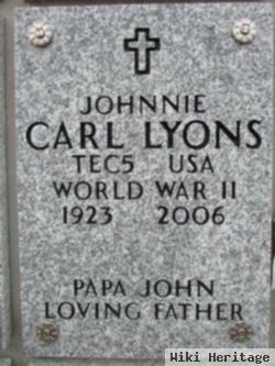 Johnnie Carl Lyons