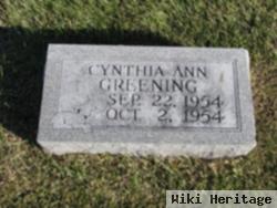 Cynthia Ann Greening