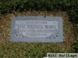 Maude ( Mae ) Riddell Warn