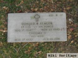 Donald B Yeager