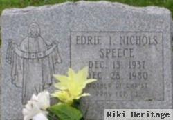 Edrie I Nichols Speece