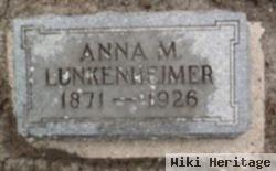 Anna M Lunkenheimer