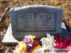 Alice W. Mills