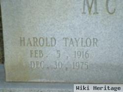 Harold Taylor Mcgahee