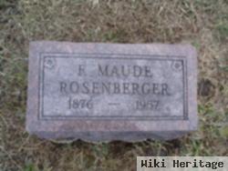 Fannie Maude Eggleston Rosenburger