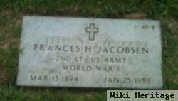 Frances H Jacobsen