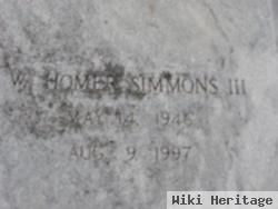 W Homer Simmons, Iii