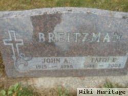 John A. "jack" Breitzman