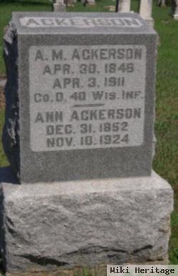 Abraham M. Ackerson