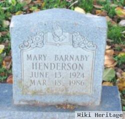 Mary Barnaby Henderson