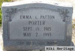 Emma I Patton Porter