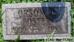 Orson D Foster