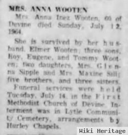 Anna Inez Williamson Wooten