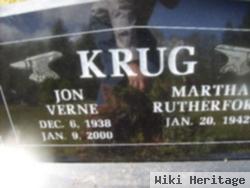 Martha J. Rutherford Krug