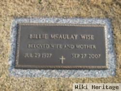 Billie Mcaulay Wise