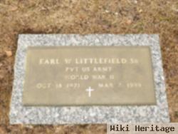 Earl W Littlefield, Sr