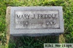 Mary J Friddle