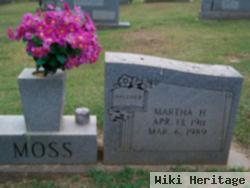 Martha H Moss