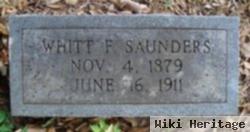 Whitt F Saunders