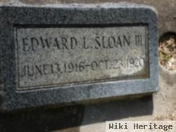 Edward Lennox Sloan, Iii