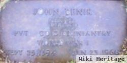 Pvt John Benik