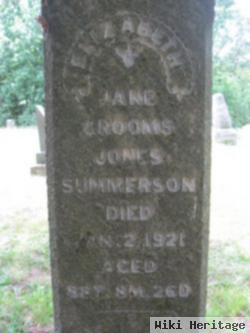 Elizabeth Jane Grooms Summerson