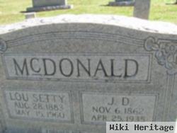 J. D. Mcdonald