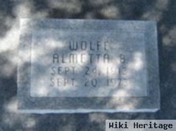 Almetta B. Wolfe