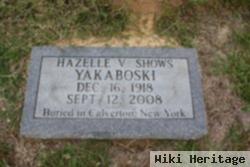 Hazelle V. Shows Yakaboski