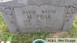 David Wayne Mcpeak