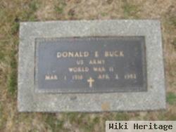 Donald E Buck